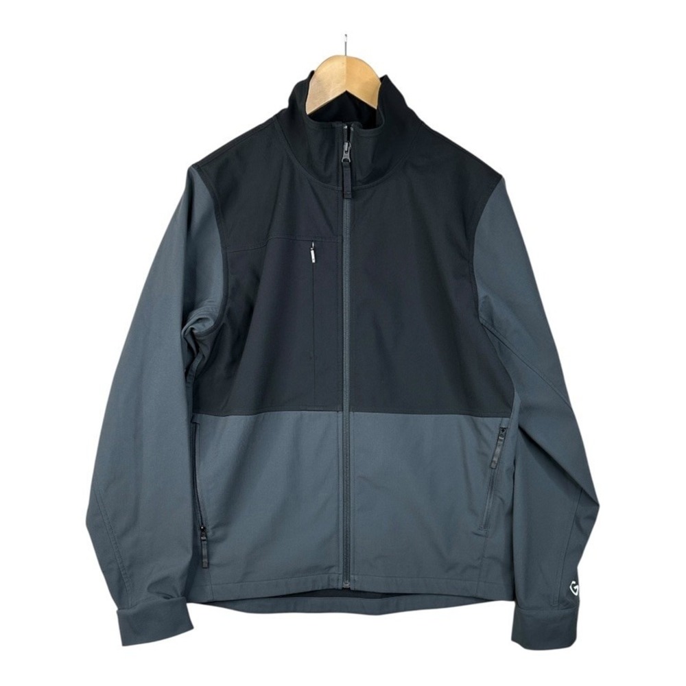 The North Face Men's Black Gray Lightweight Full Zip Jacket Size M